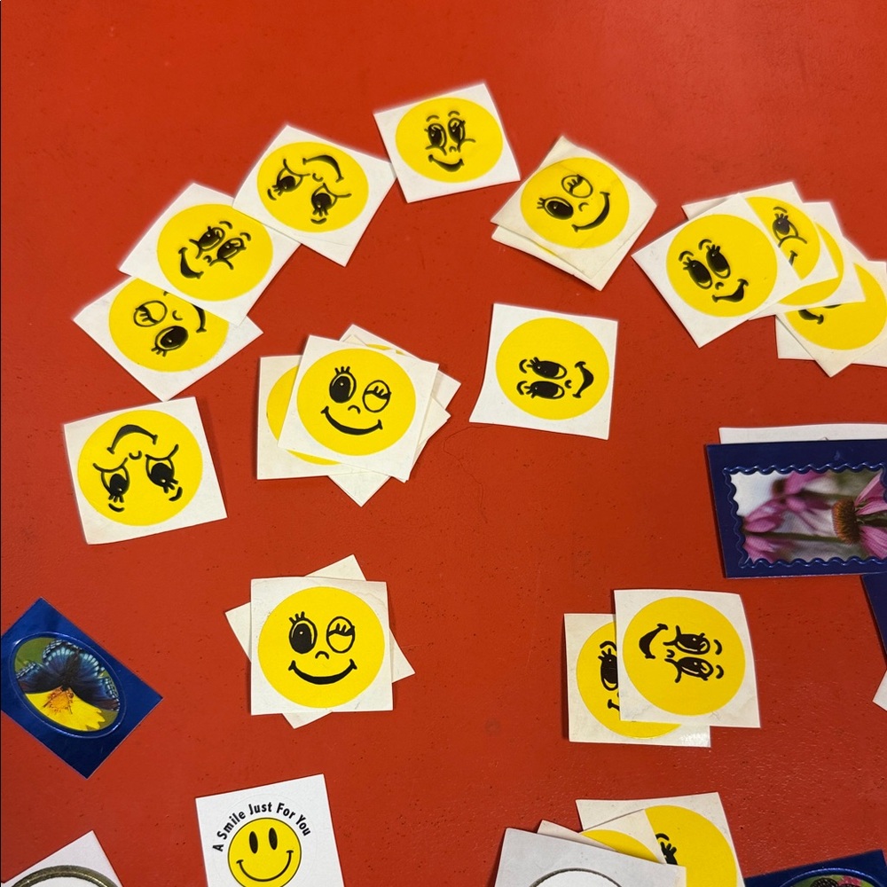 Assorted Smiley and Holiday Sticker Set - Picture 2 of 5